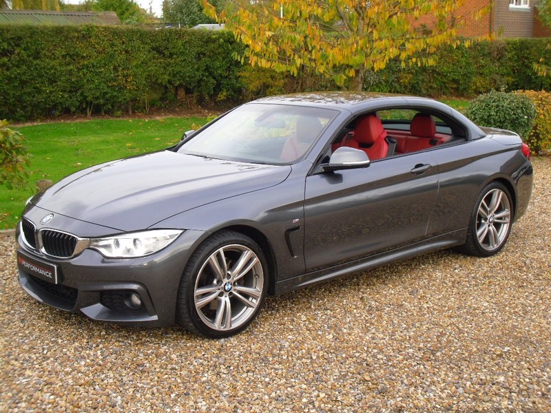 View BMW 4 SERIES 430d M Sport - Huge Spec - 8 Speed Auto - ULEZ Exempt - Pro Nav - Red Leathers - Air Scarf