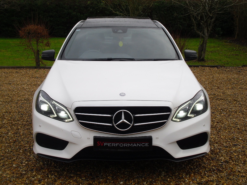 View MERCEDES-BENZ E CLASS E220 2.1 CDI 7G-TRONIC - AMG NIGHT EDITION - PREMIUM PLUS - VERY HIGH SPEC